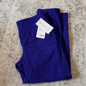 NWT US10 Athleta Brooklyn Lined Vibrant Blue Active Pants